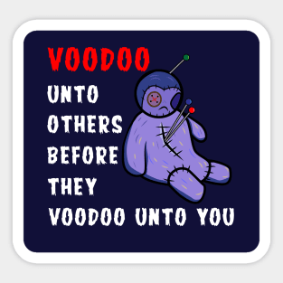 Voodoo Doll Sticker Sticker